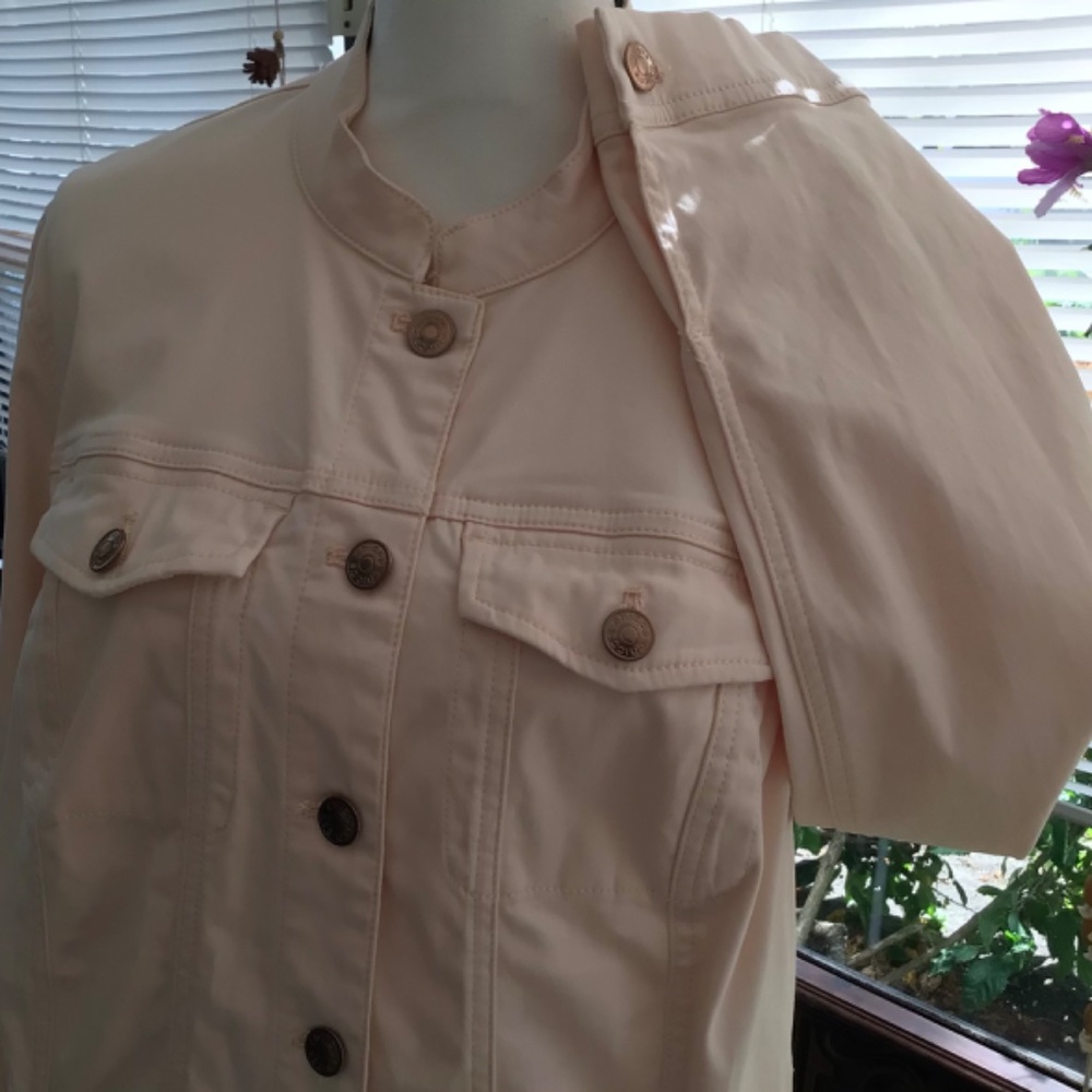 Chico’s pink jacket NWOT - Picture 9 of 15